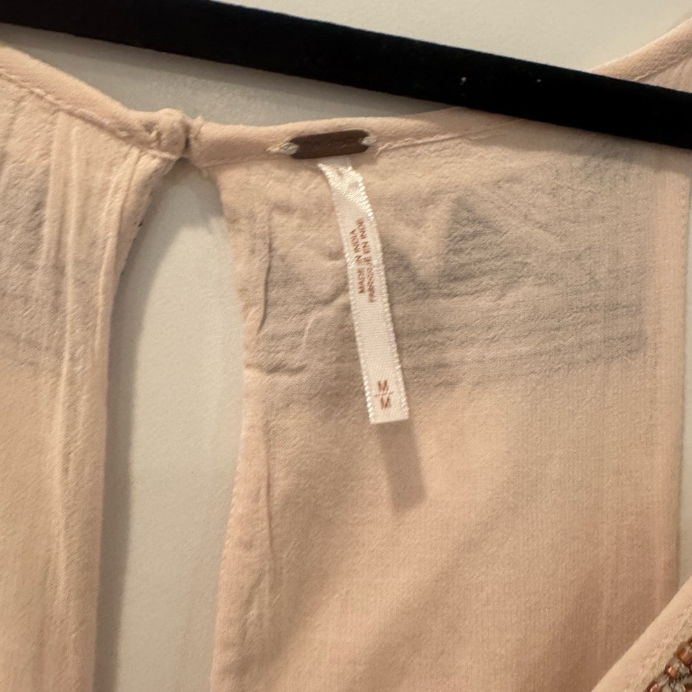 💖FREE PEOPLE DANCING IN THE MOONLIGHT BEADED TOP💖 - Picture 7 of 8